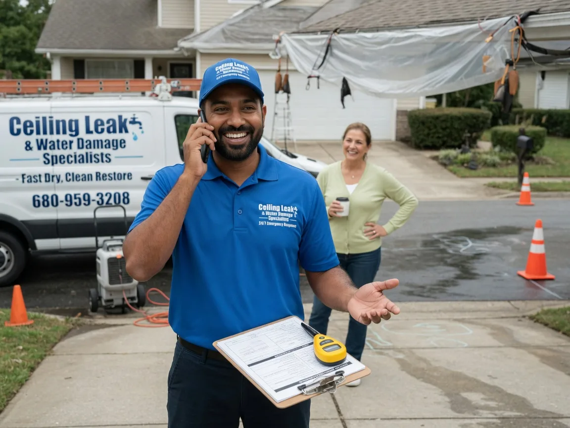 Ceiling Leak Cleanup Landers, CA FAQs